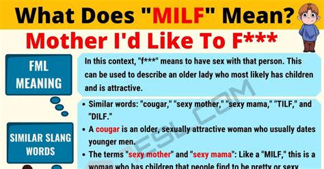 what is the meaning of milf|MILF Definition & Meaning .